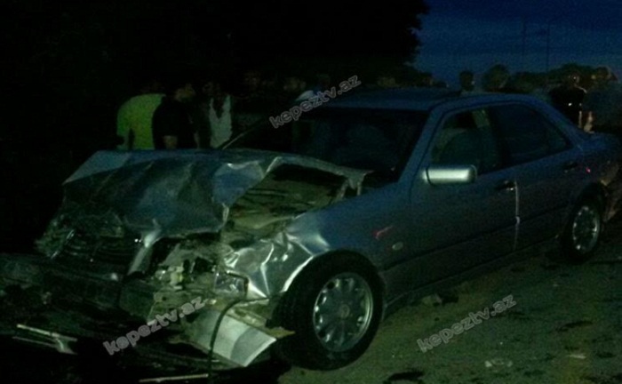 Şəmkirdə ağır yol qəzası: 4 ölü, 5 yaralı (FOTO)